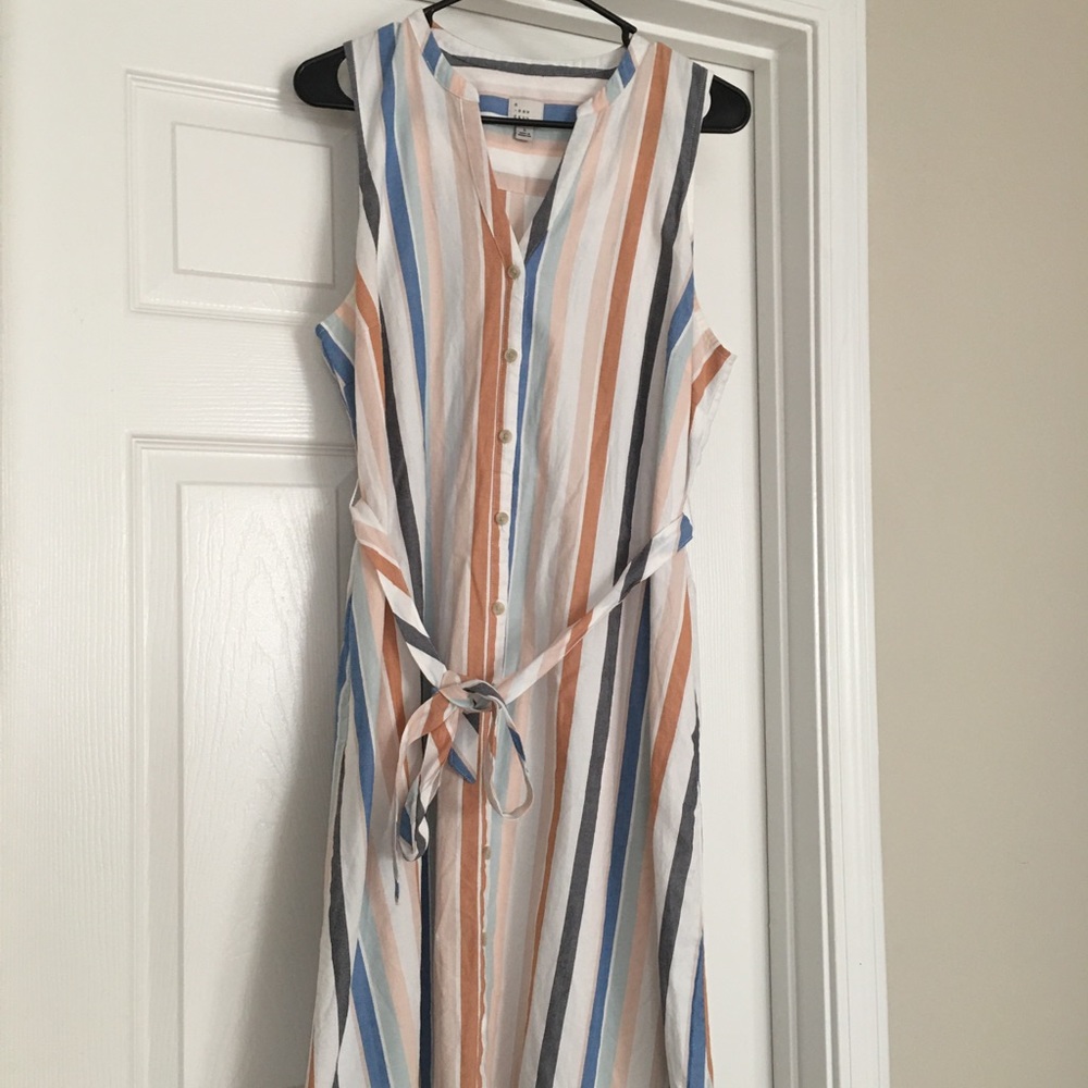 A New Day - Striped Sun Dress 👗